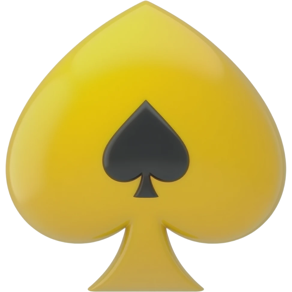 3D yellow card emoji