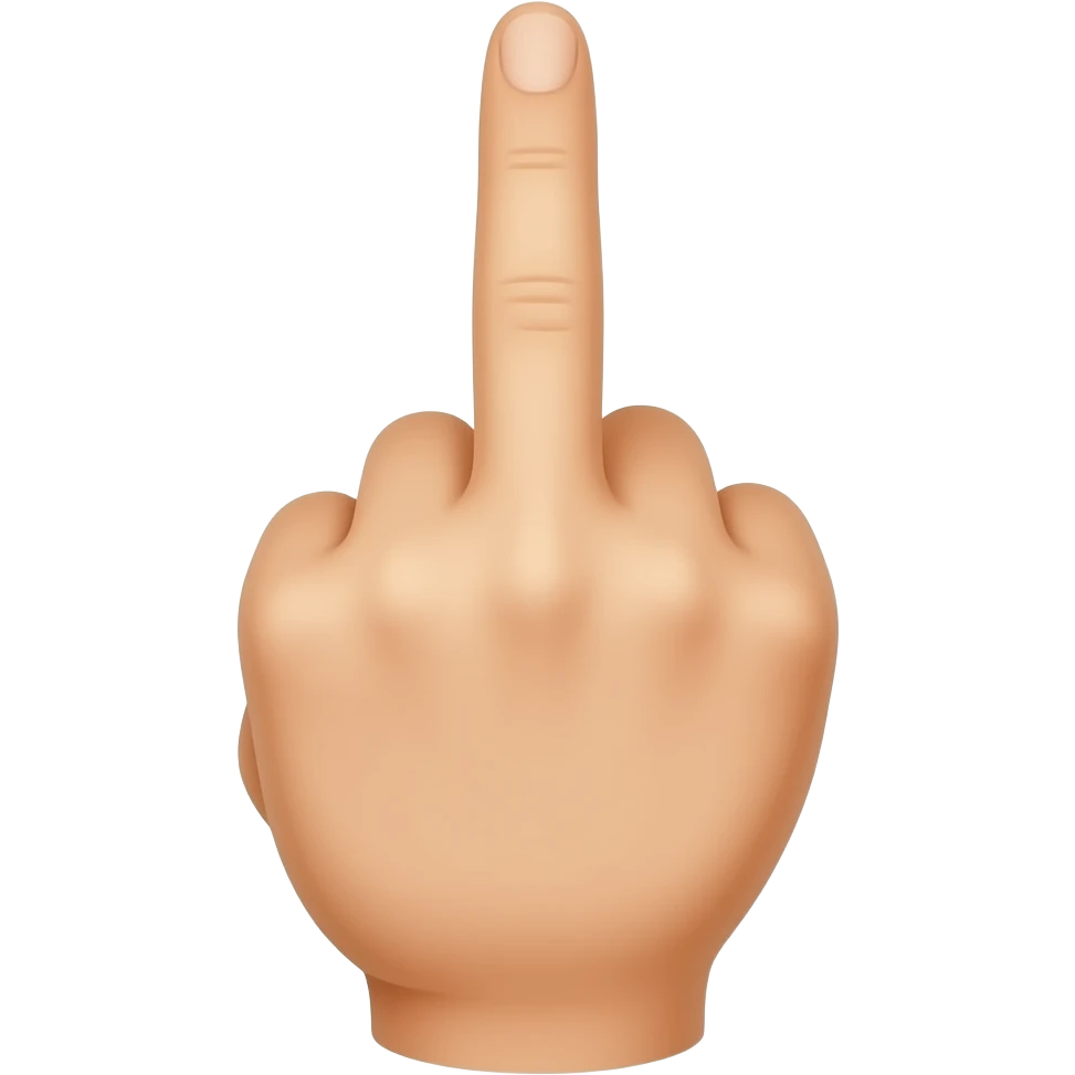 Fuck you sign emoji