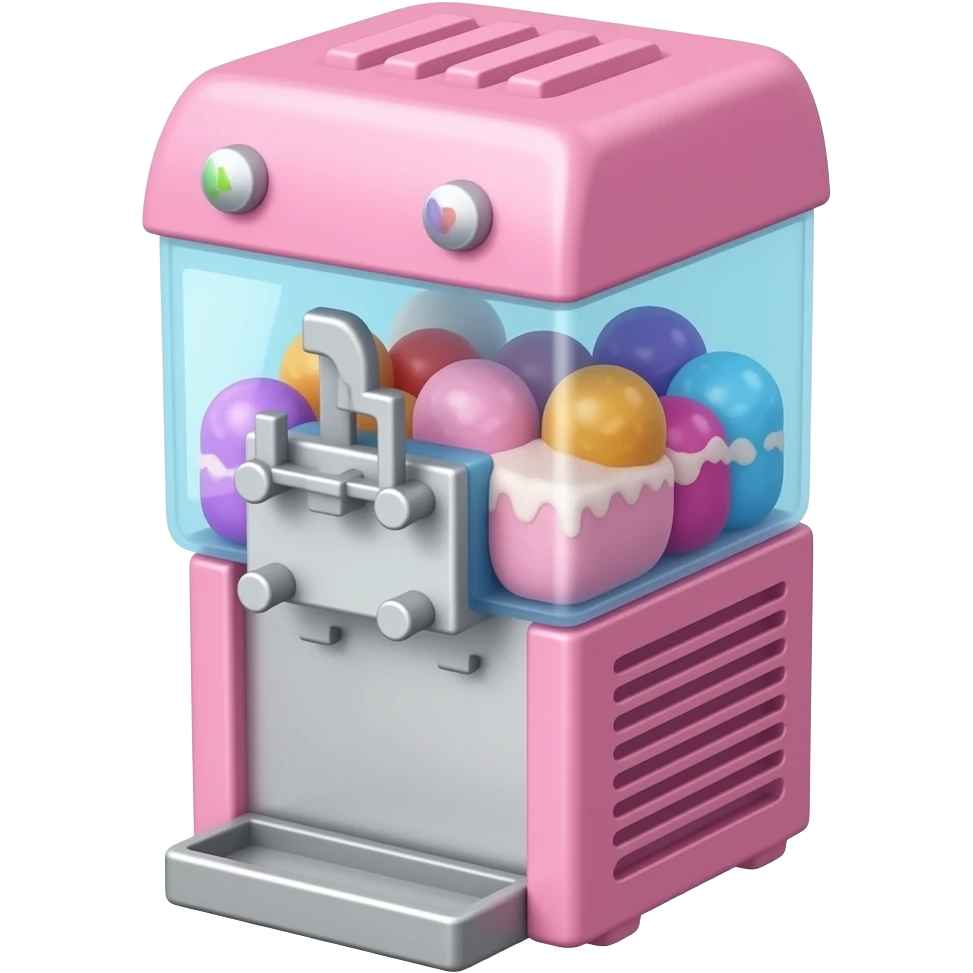 pink slushy machine emoji