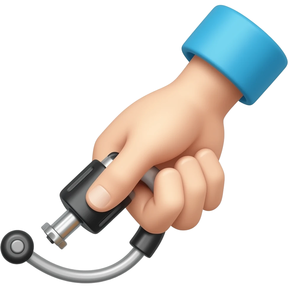 handheld bicycle pump emoji