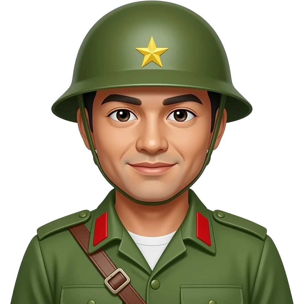 Создай вьетнамского солдата 60х emoji