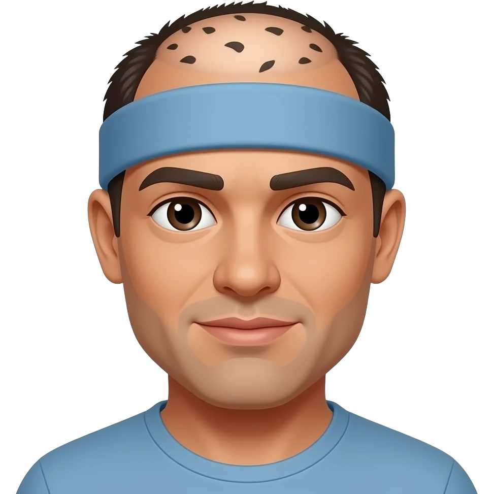 Hair loss take to wear cap hiidenly emoji