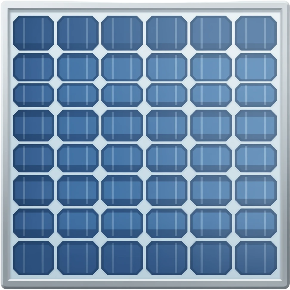 Solar panel emoji