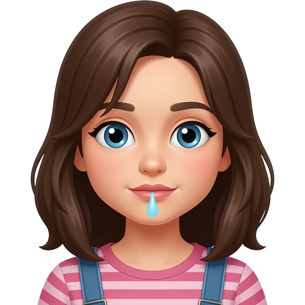 Sikająca dziewczyna emoji