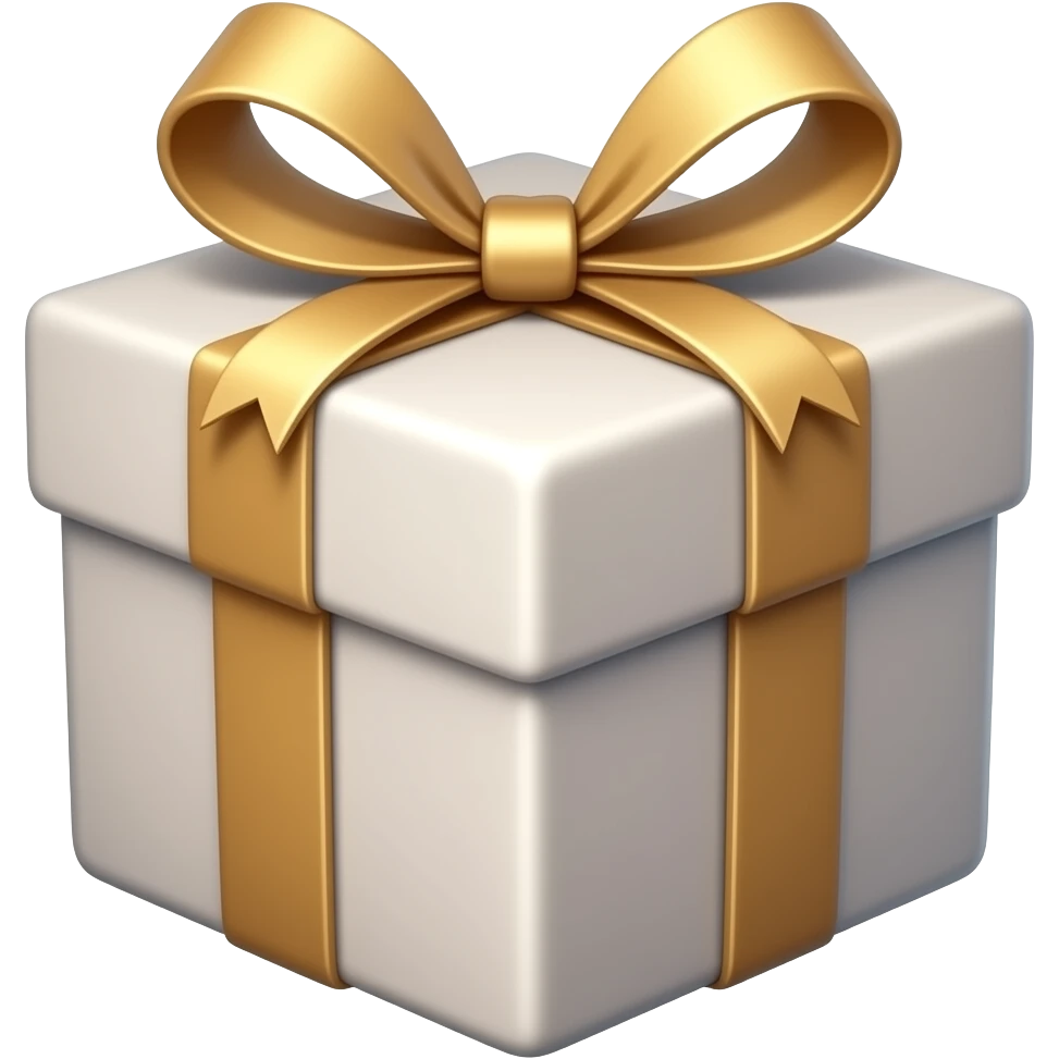 chibi anime carton closed gift box emoji | AI Emoji Generator