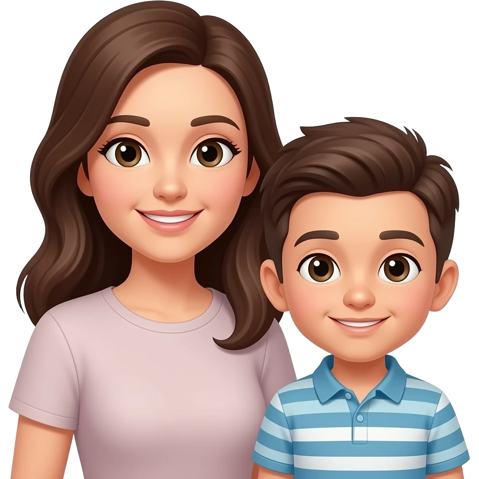 Mãe e filho emoji