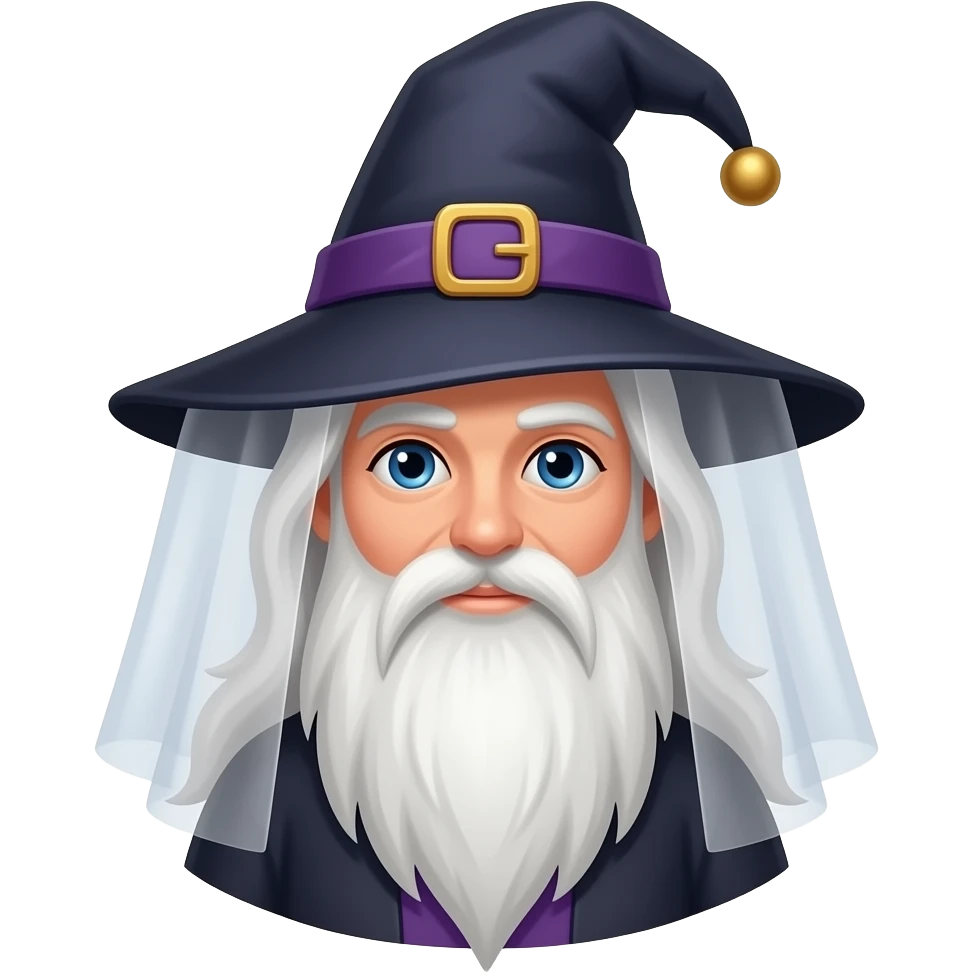 wizard with hat and veil emoji | AI Emoji Generator