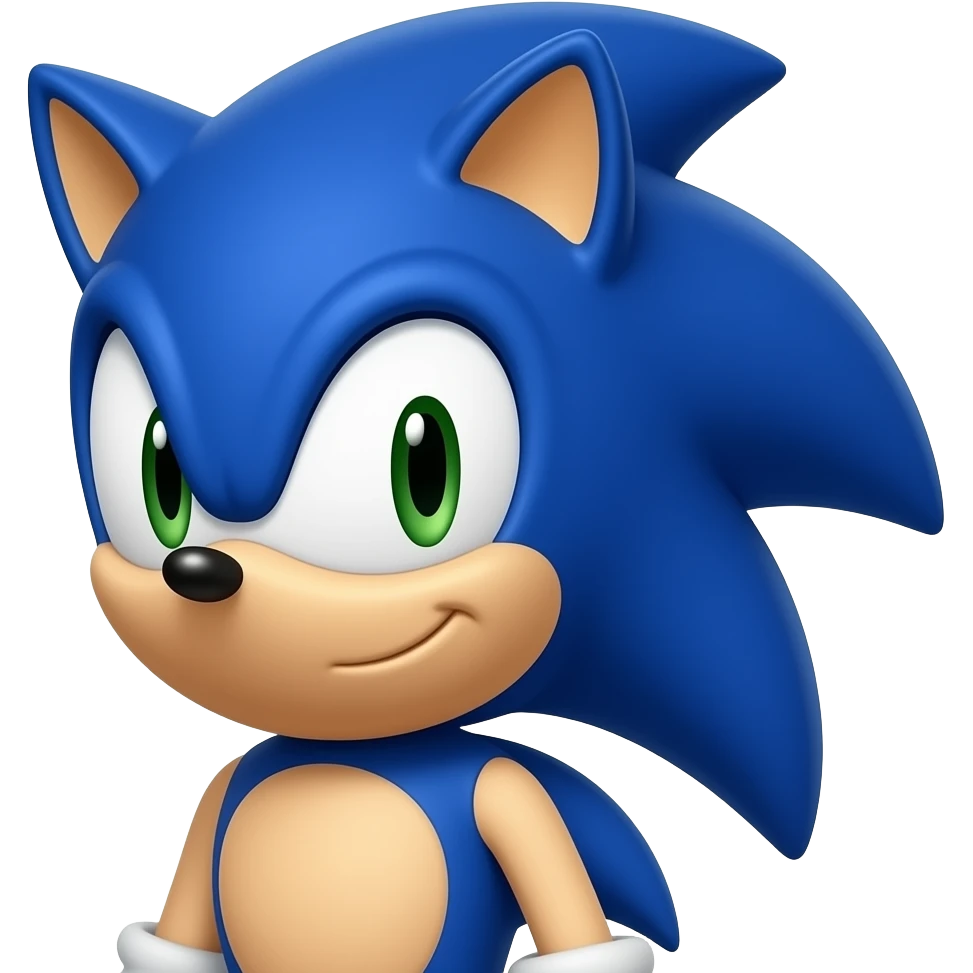 Sonic the hedgehog emoji