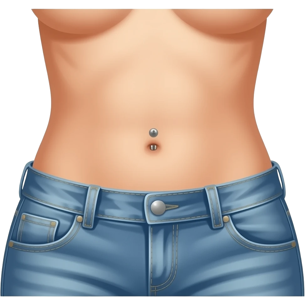 Belly button piercing emoji