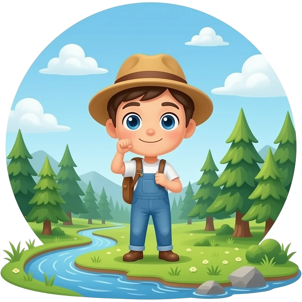 برگرفته از طبیعت در جستجوی آزادی emoji