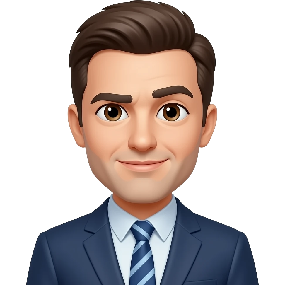 Uomo con un solo sopracciglio alzato emoji