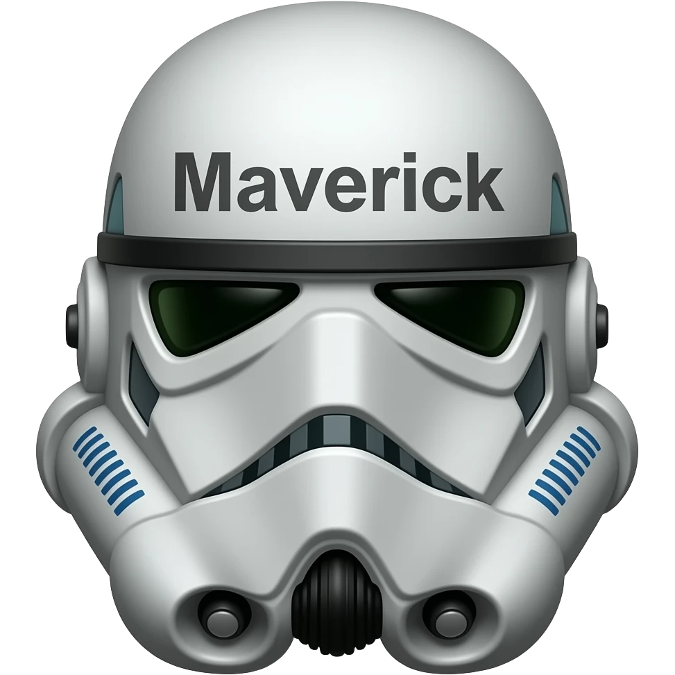 Real sf helmet with maverick written on it emoji