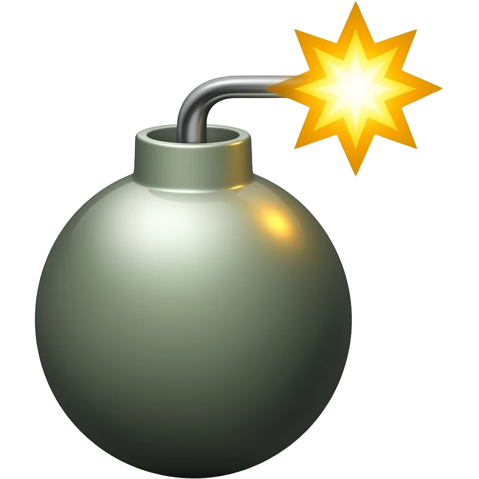 Bomb emoji