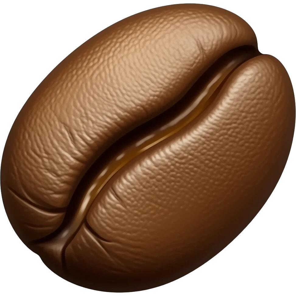 Coffee bean emoji