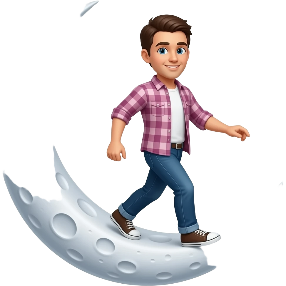 Dancing guy moon walking emoji