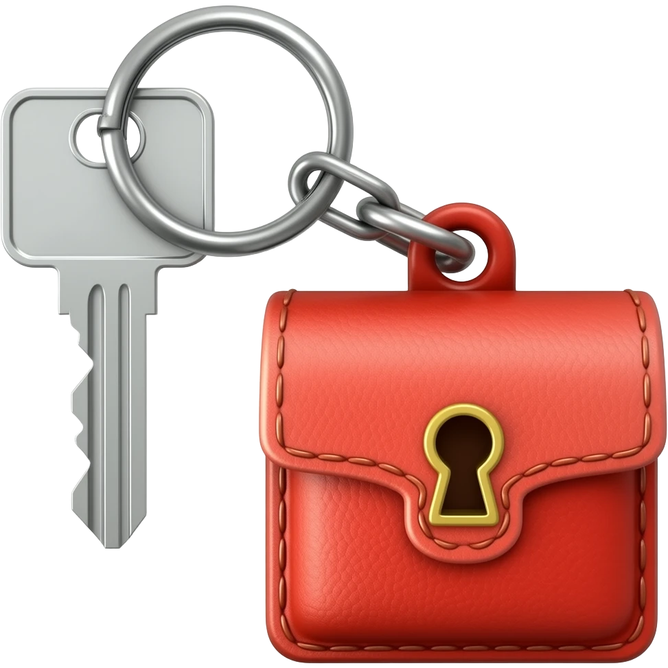 key with folder keychain emoji
