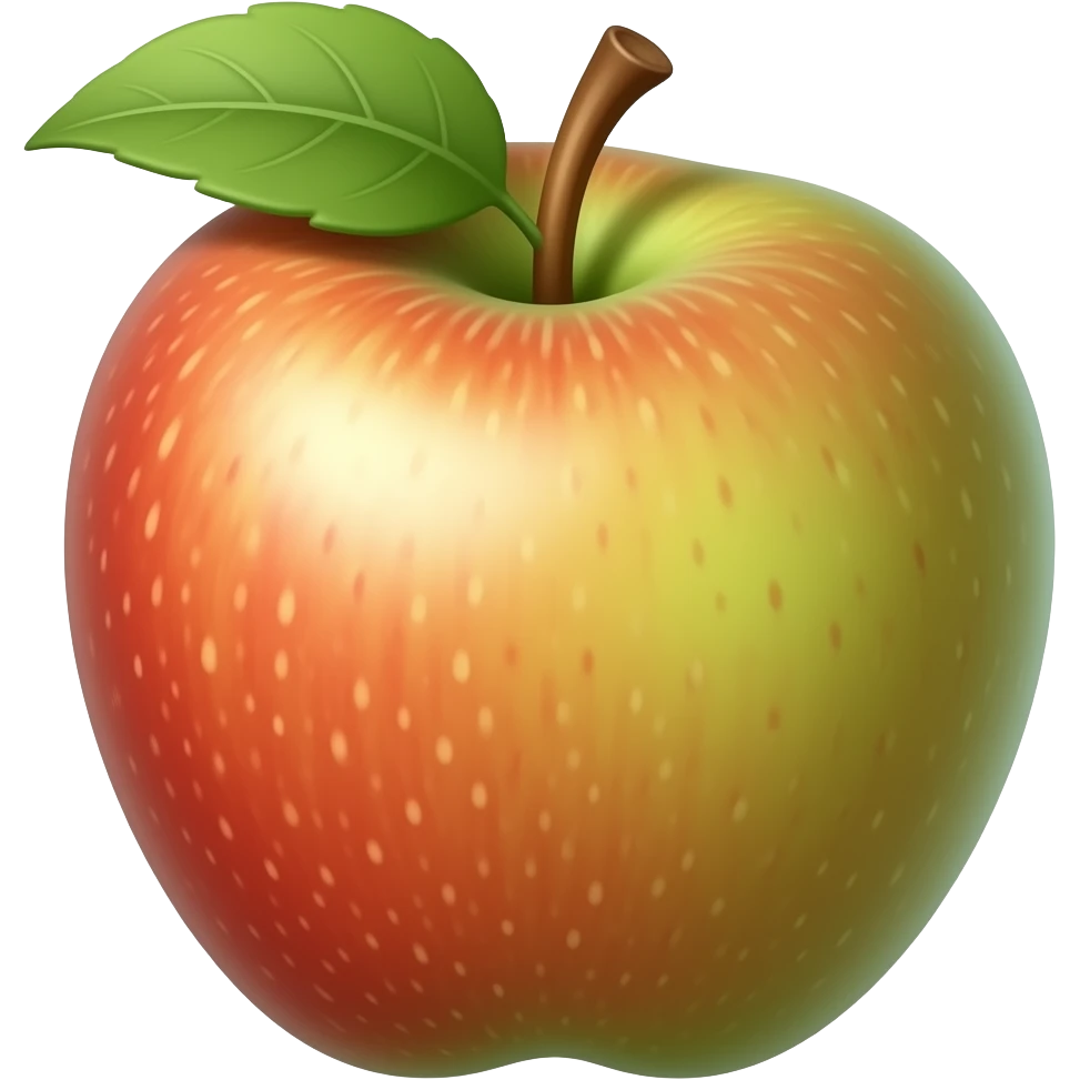 Create high-quality glossy emojis with a vibrant modern style.Make the emojis look premium, shiny, and eye-catching with bright highlights, smooth gradients, soft reflections, and glowing details. apple tree  emoji emoji