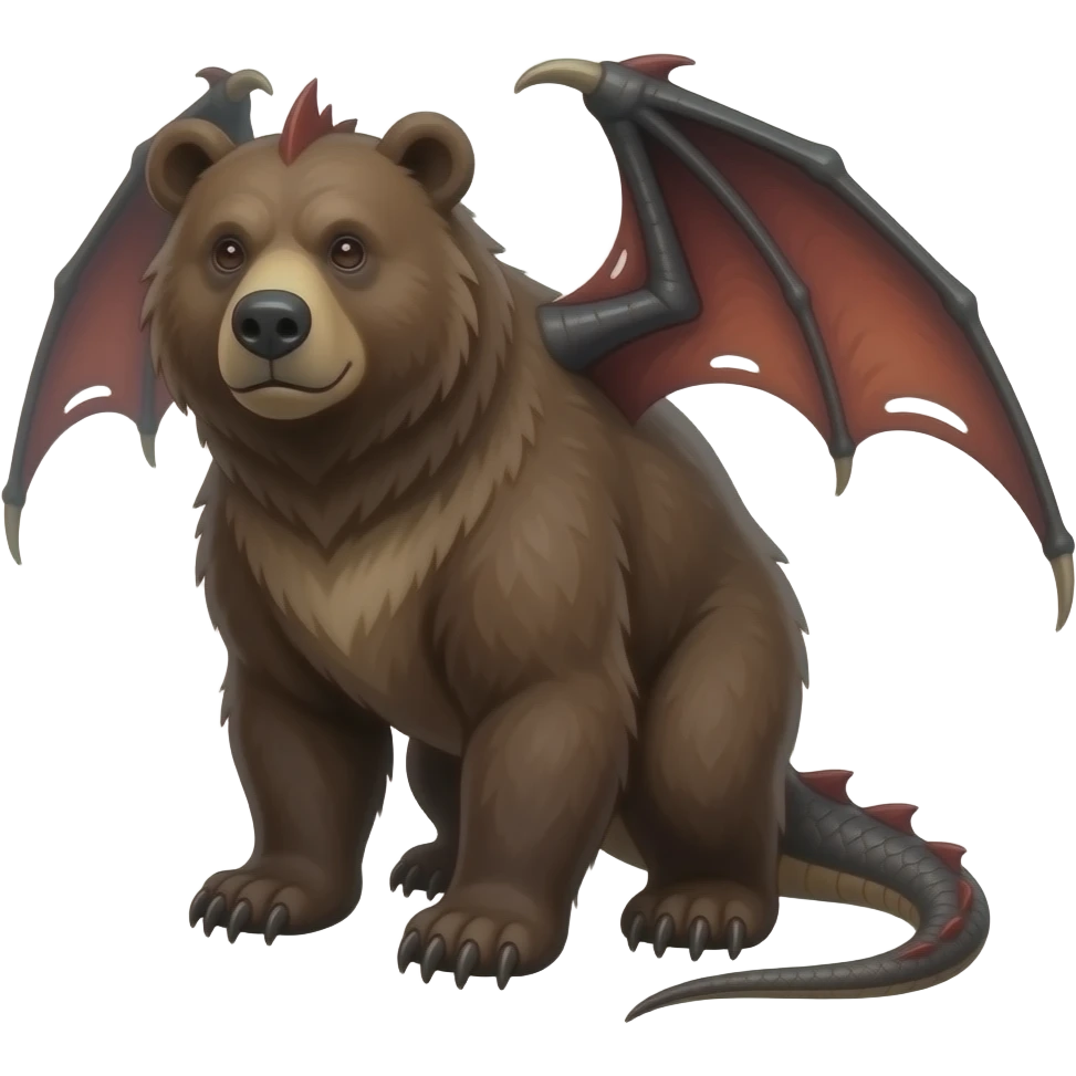 horror bear dragon emoji