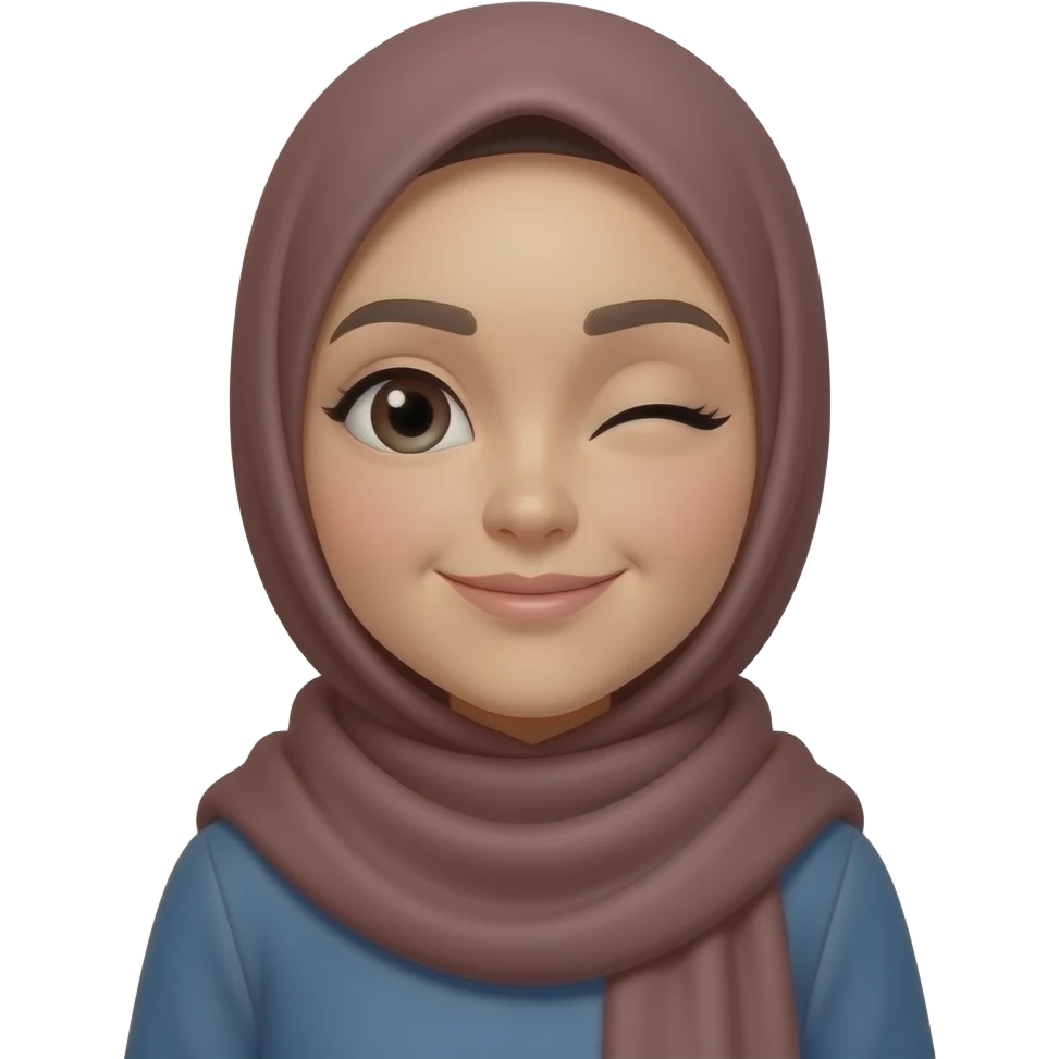 hijabis winken tschüss emoji