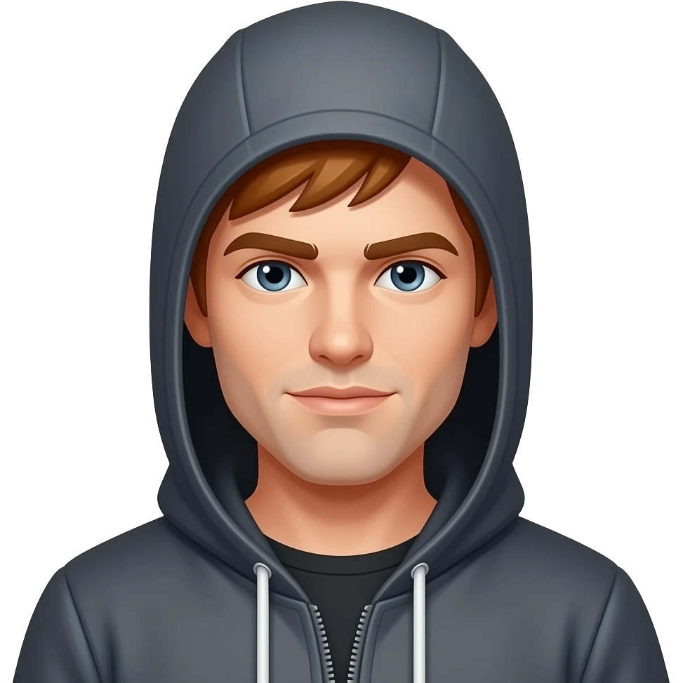 Red hacker emoji