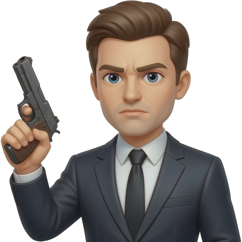 🤨🔫 emoji