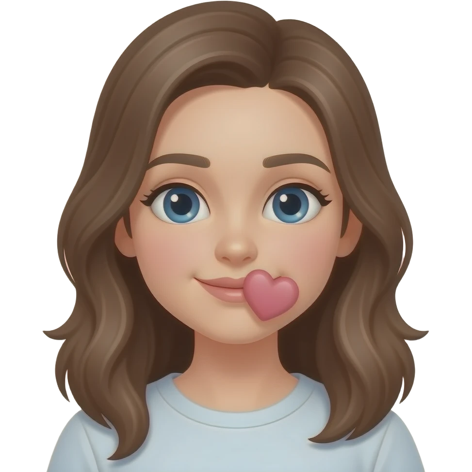 Says morning with kisses emoji