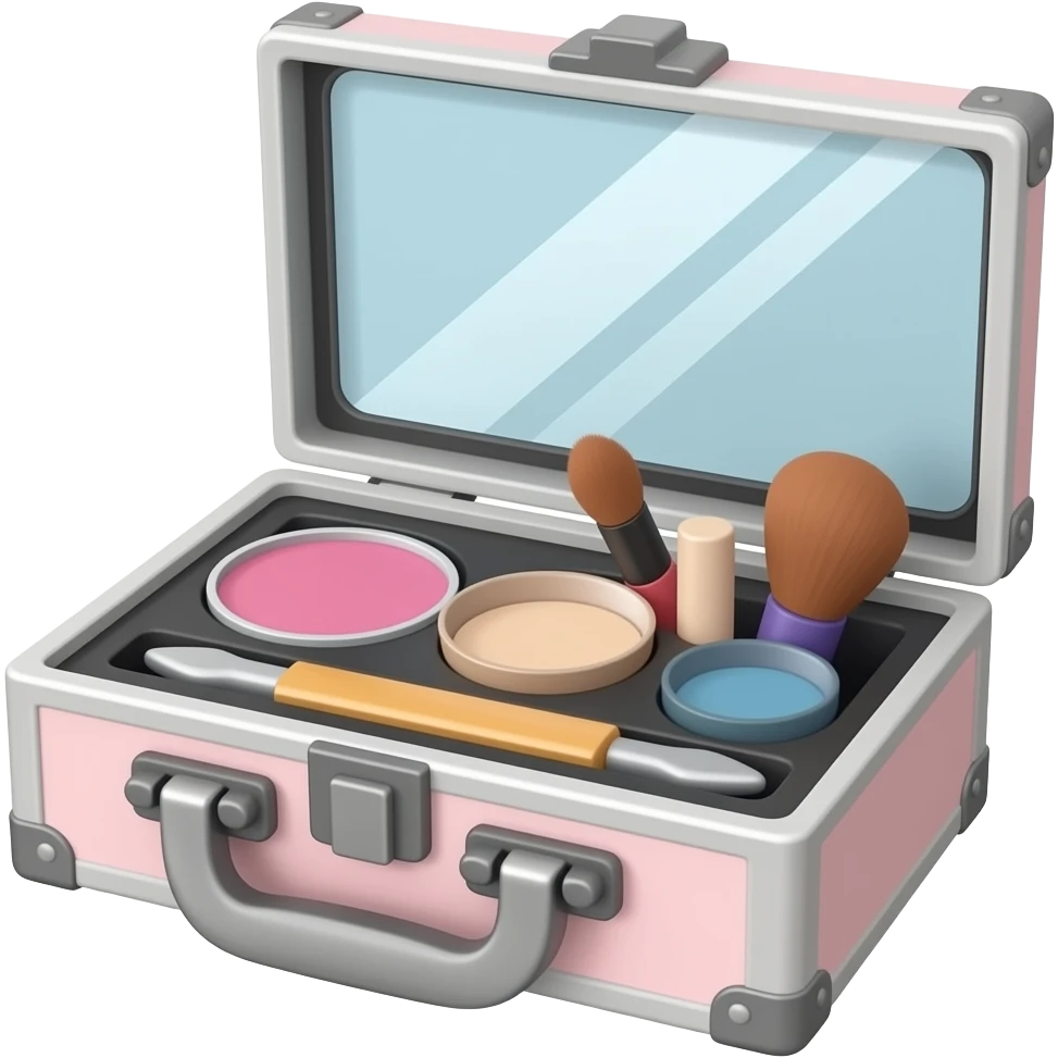 Makeup vanity case emoji