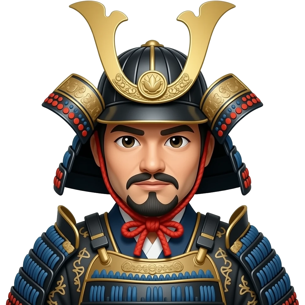 Samurai in ancient emoji