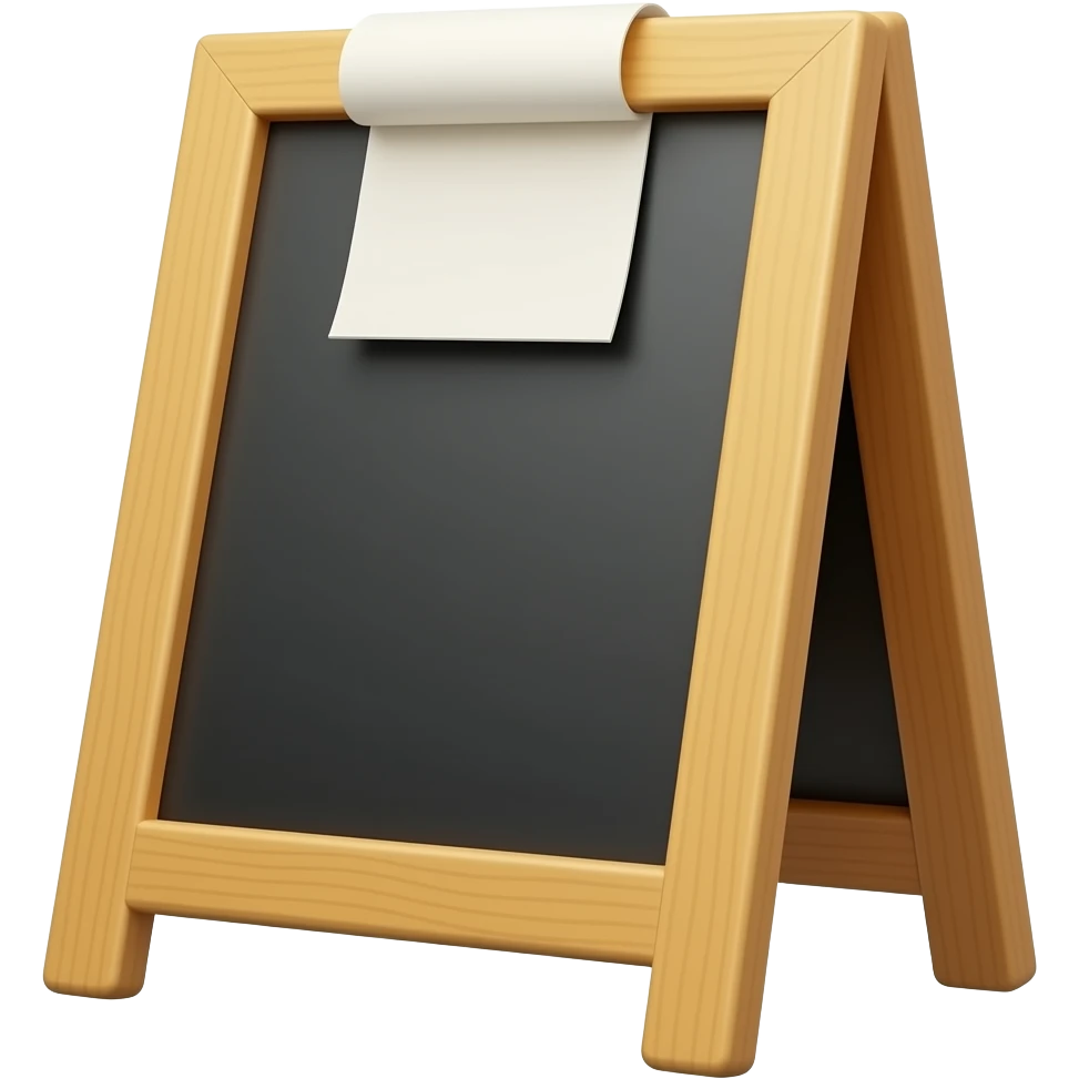 menu board emoji