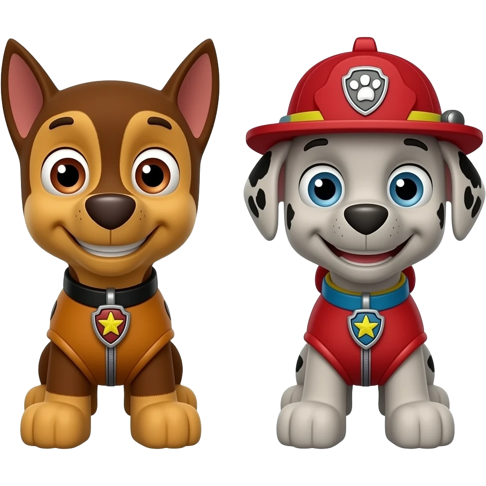 Paw Patrol and zuma emoji