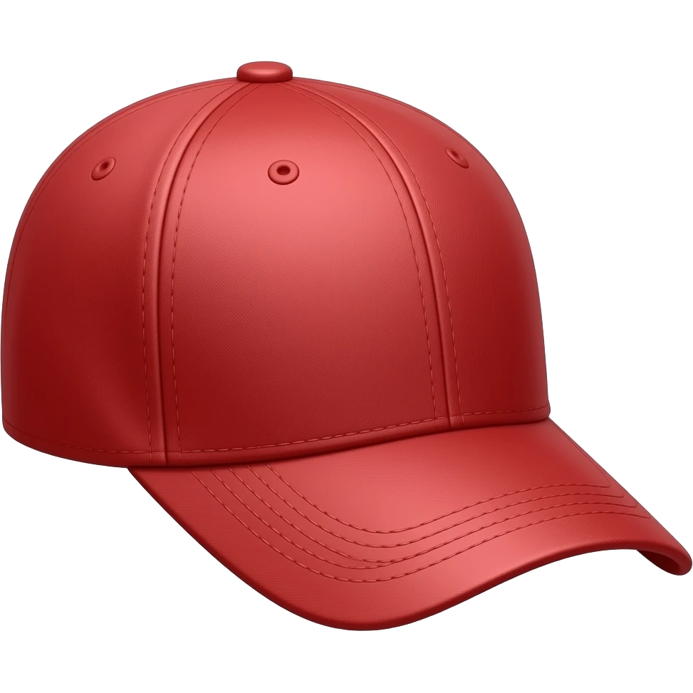 Red peak cap angled to the right emoji