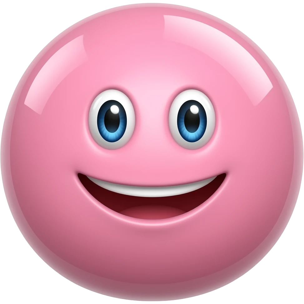 Pink fat blob with willy emoji