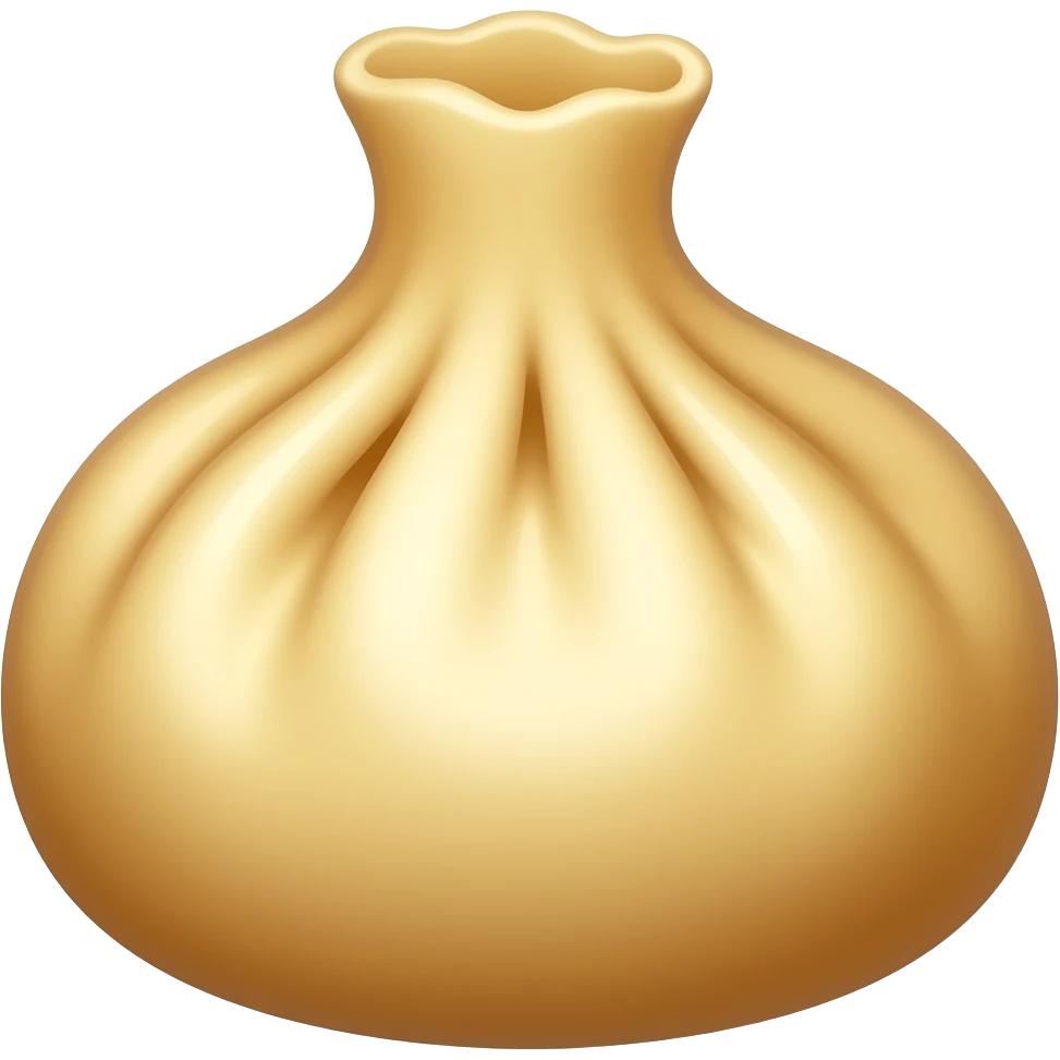 golden dumpling squishy emoji
