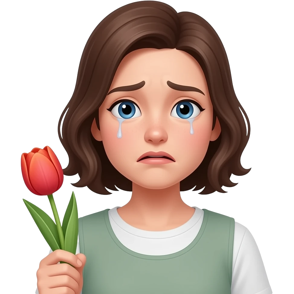 🥺🌷 emoji