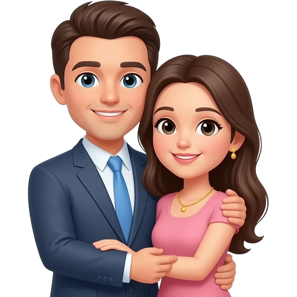Couple hug emoji