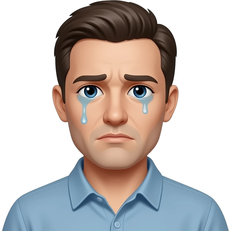 Dead tired emoji