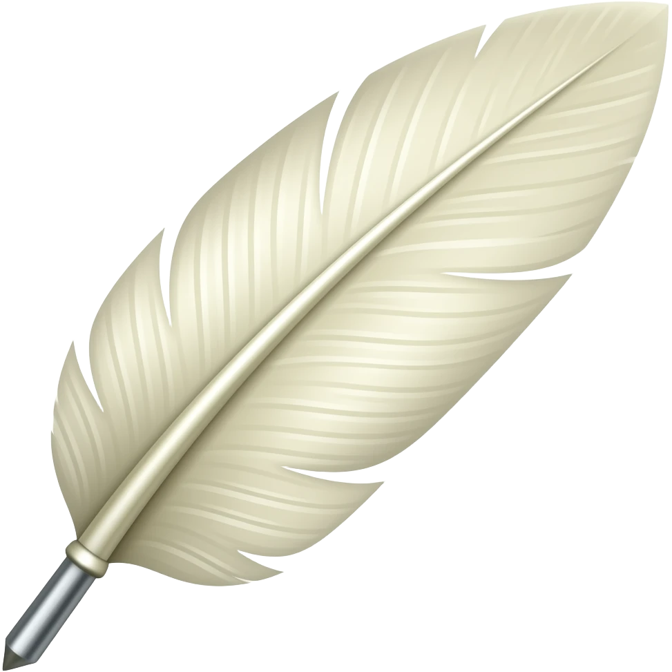 feather quill emoji