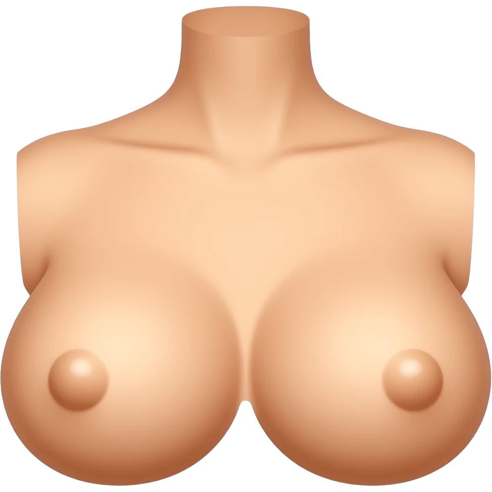 добавь этому эмодзи женскую грудь emoji