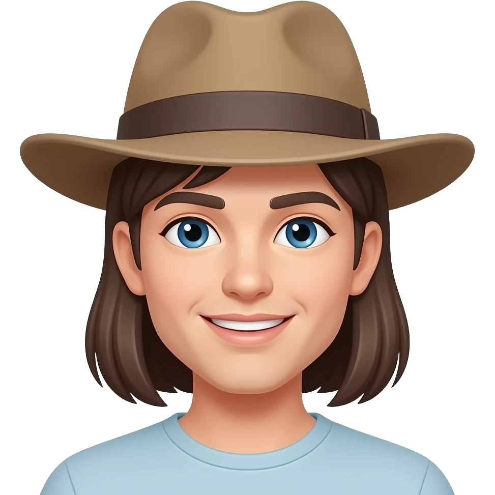 Con gorra emoji