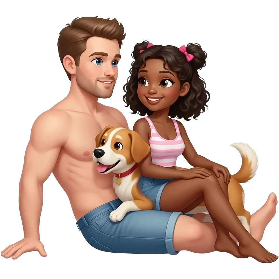 White guy Sex with black girl  Doggy style emoji