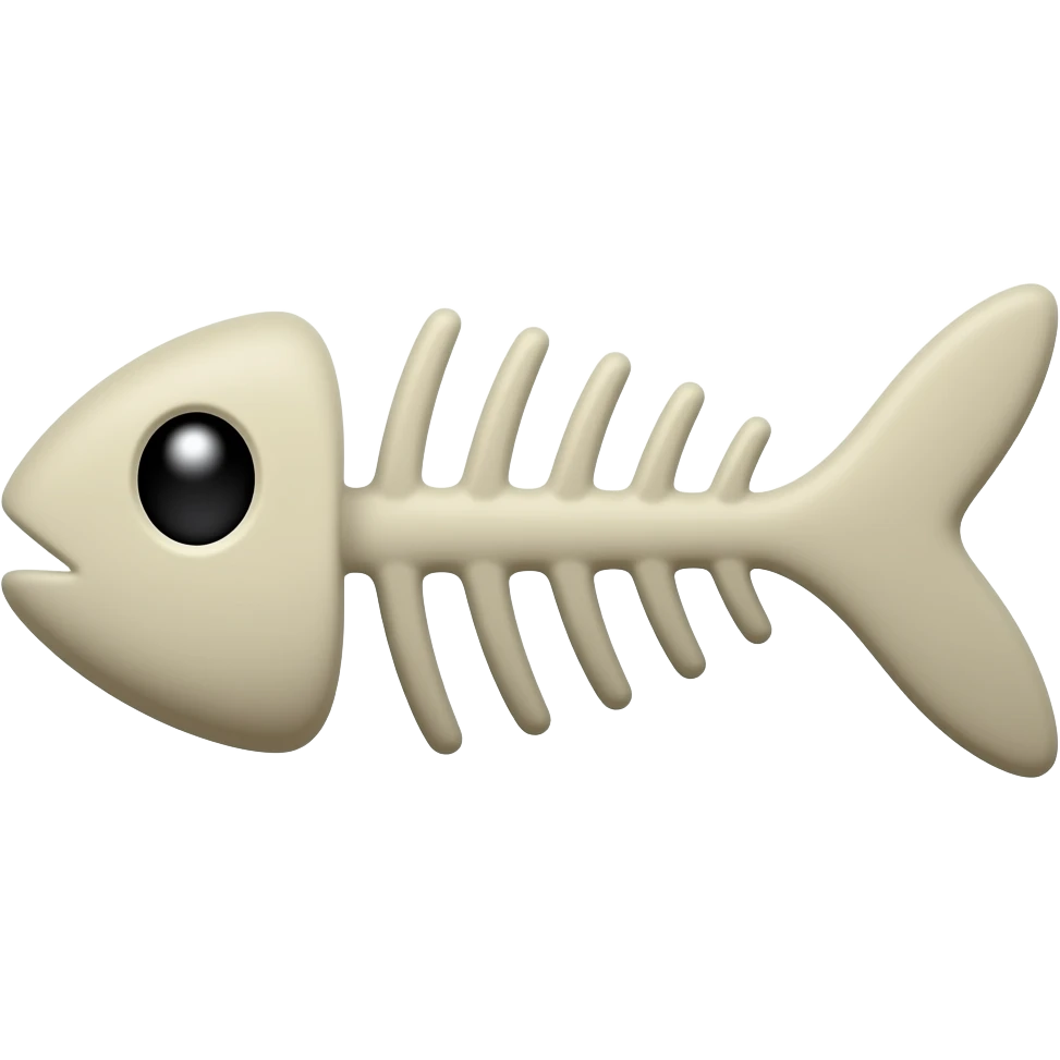 fish bone emoji