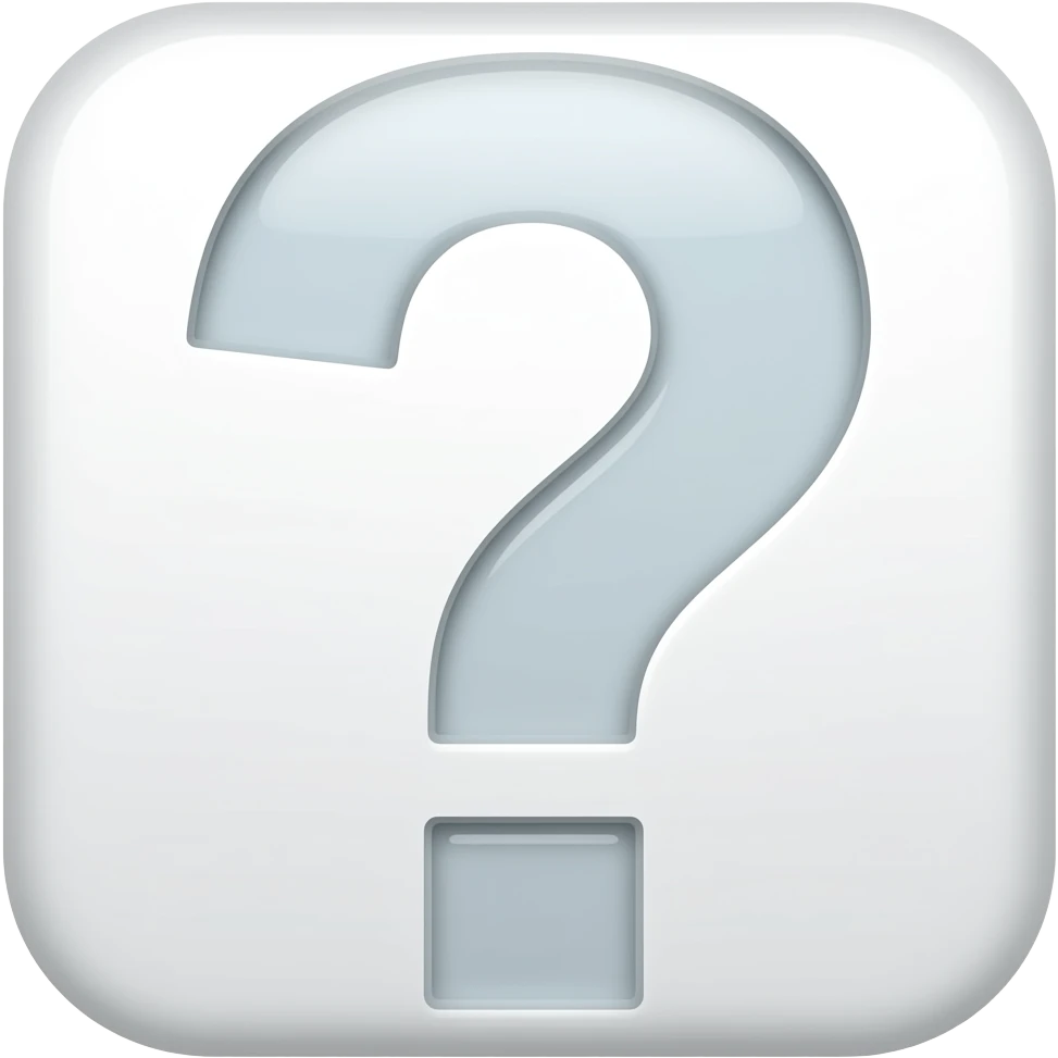 signo de pregunta emoji