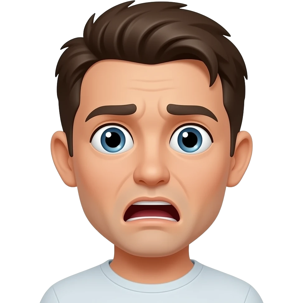 I'm scared emoji
