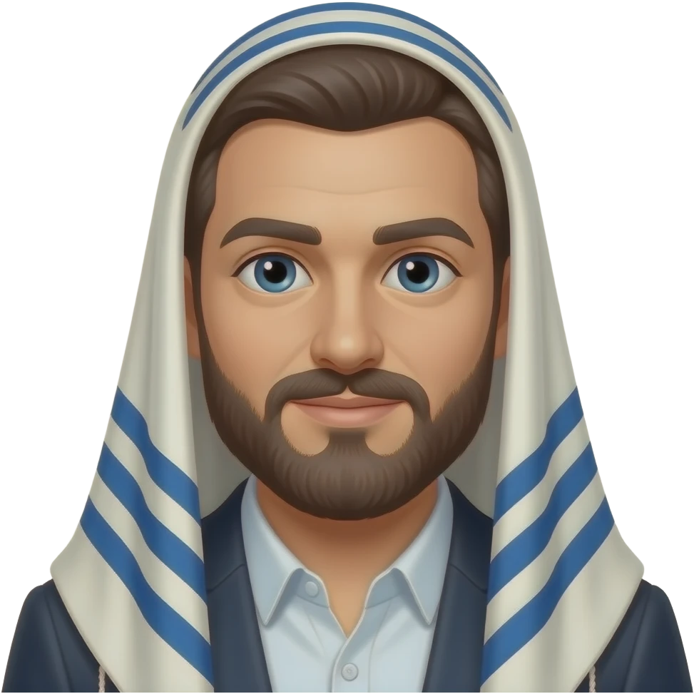 Men with tefilin emoji