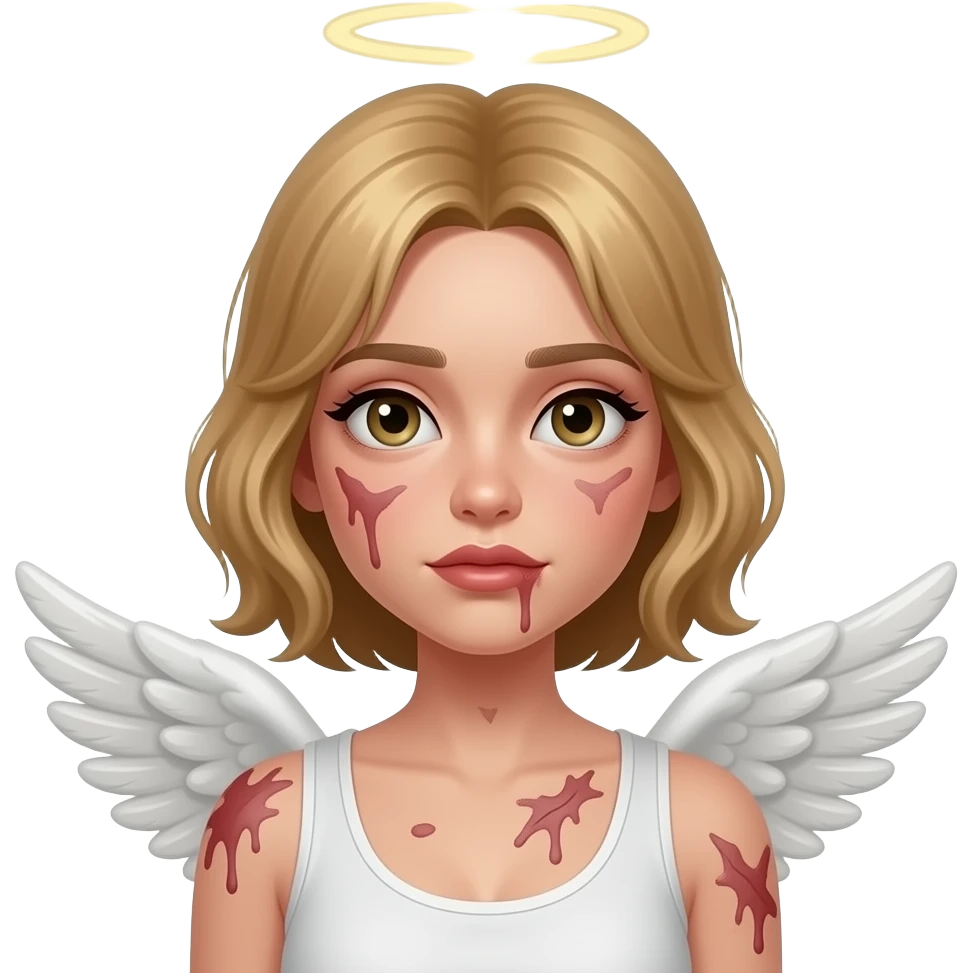 Dirty girl  angel emoji