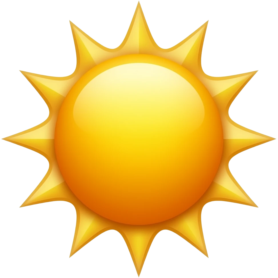Sun emoji