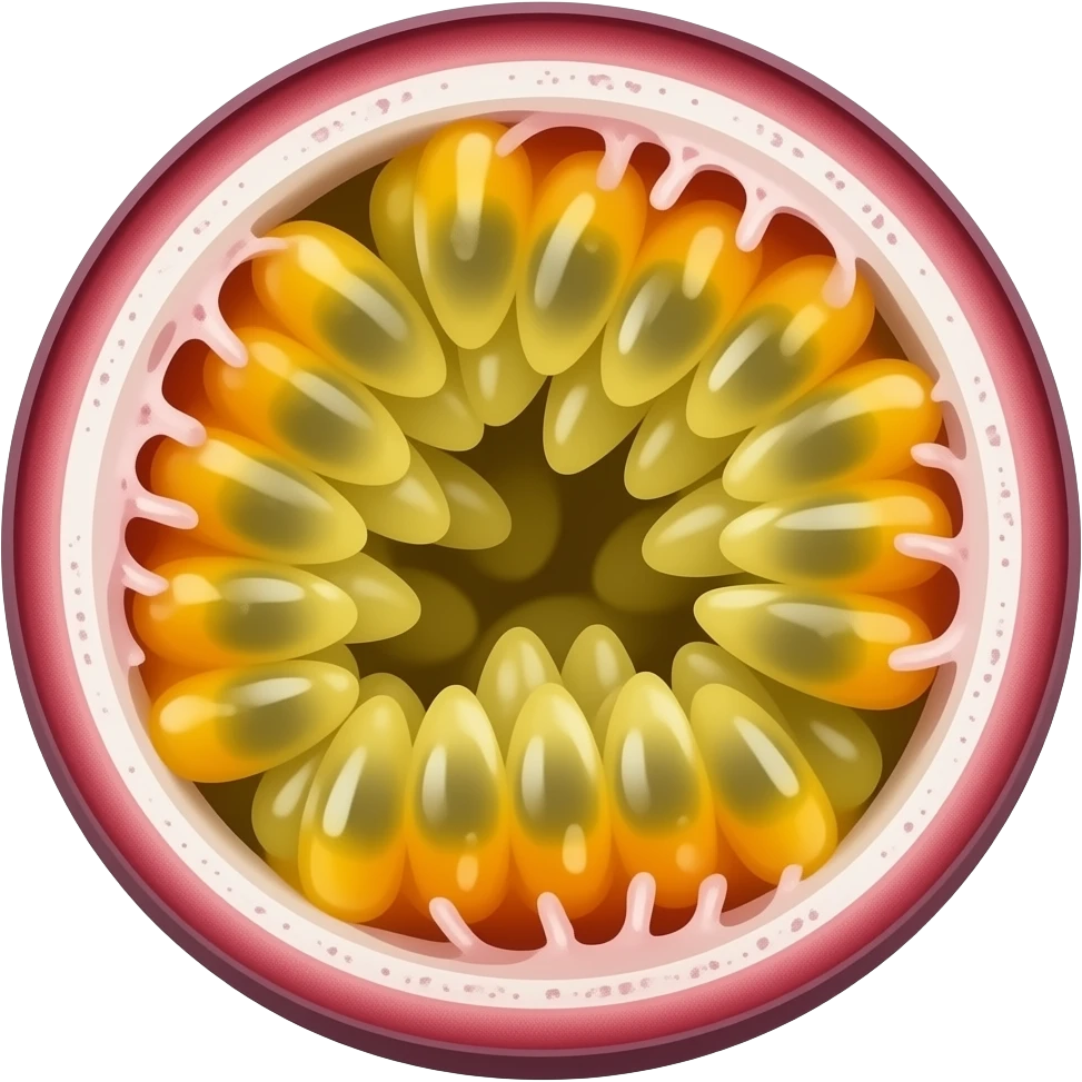 Passion fruit emoji