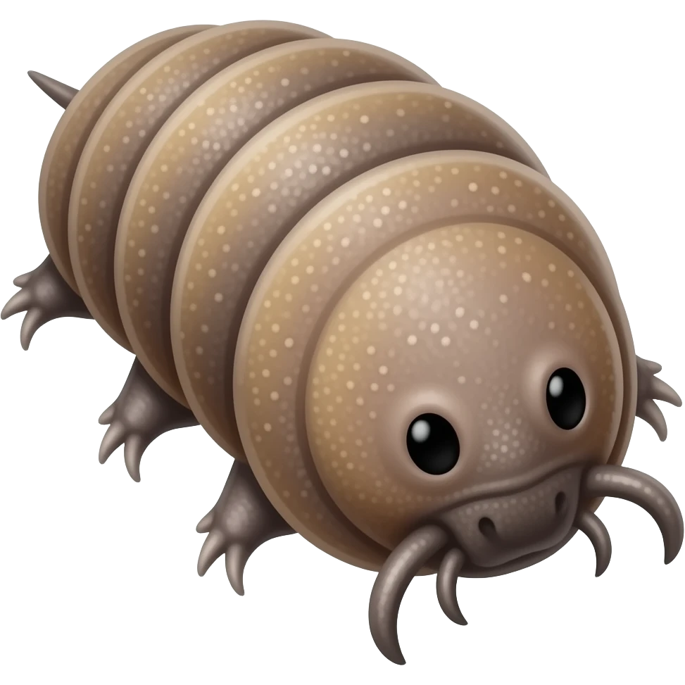Water bear tardigrade emoji