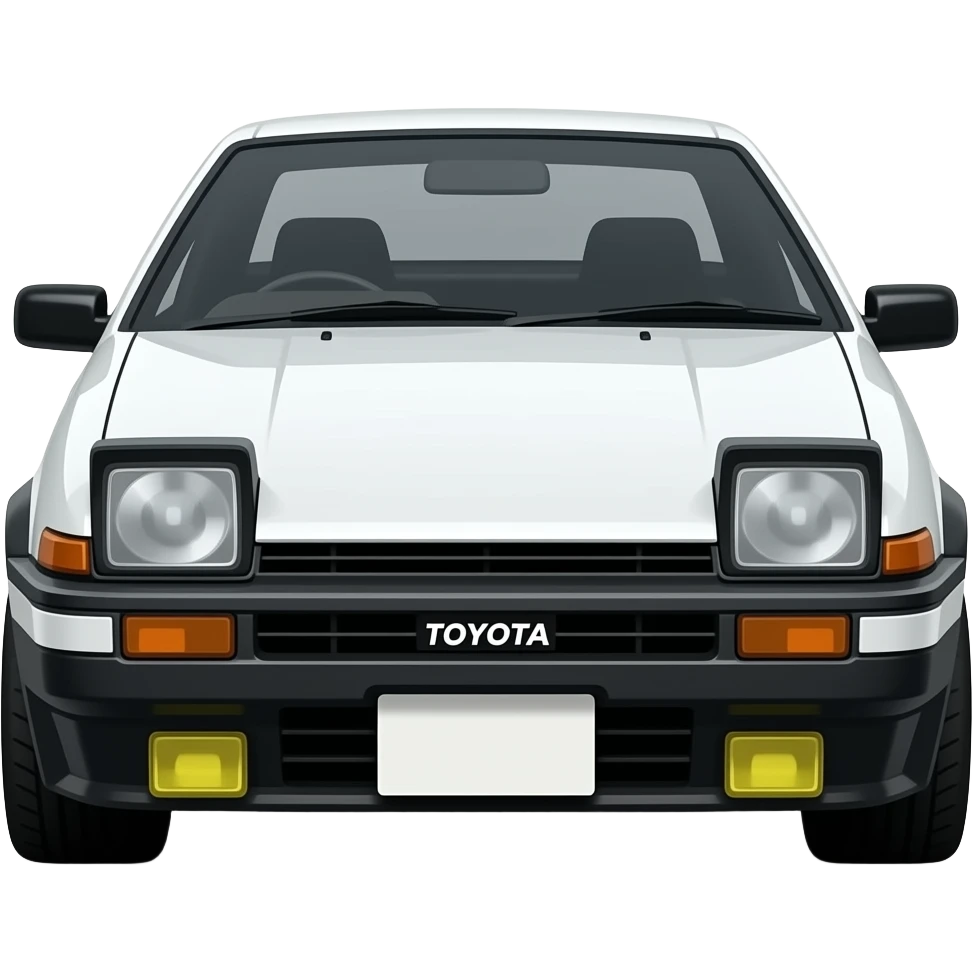 white car from initial d emoji