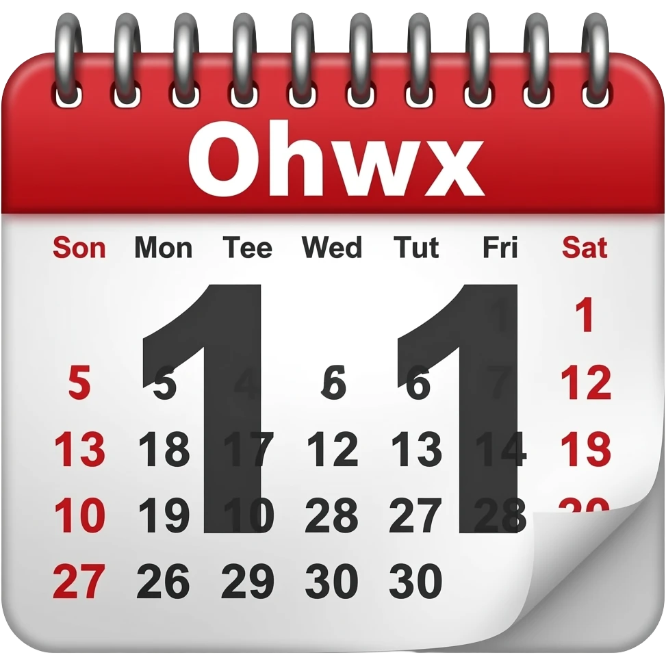 Calender emoji